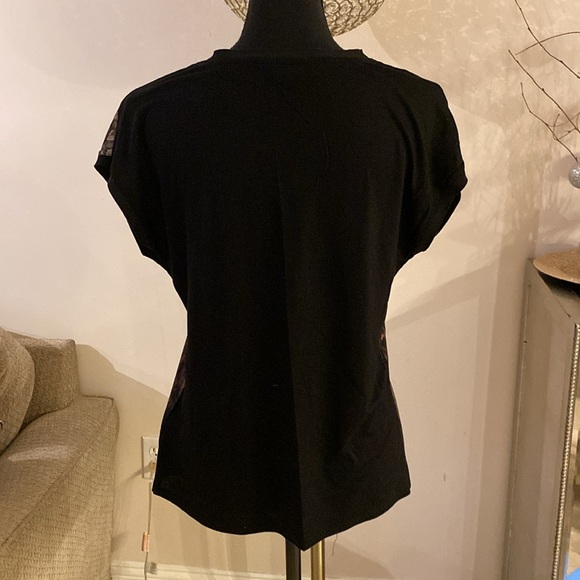 Ted Baker Black and Brown Patterned Blouse size 2 - Picture 3 of 3